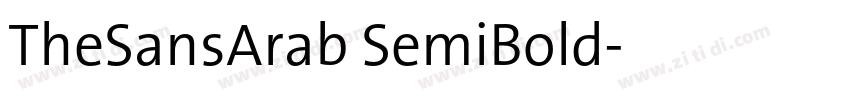 TheSansArab SemiBold字体转换 TheSansArab SemiBold字体转换